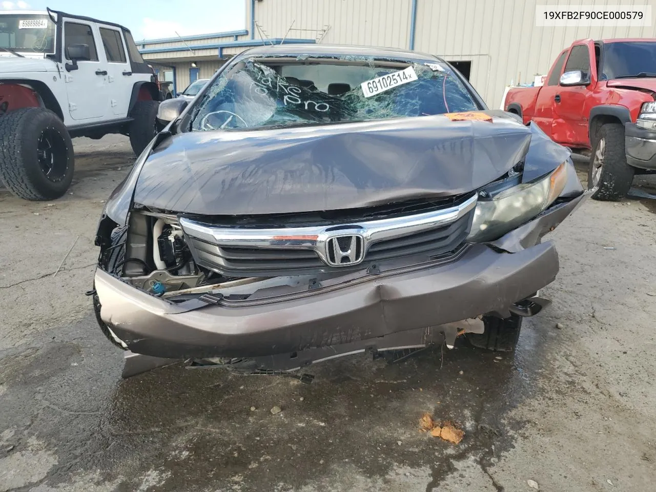 19XFB2F90CE000579 2012 Honda Civic Exl