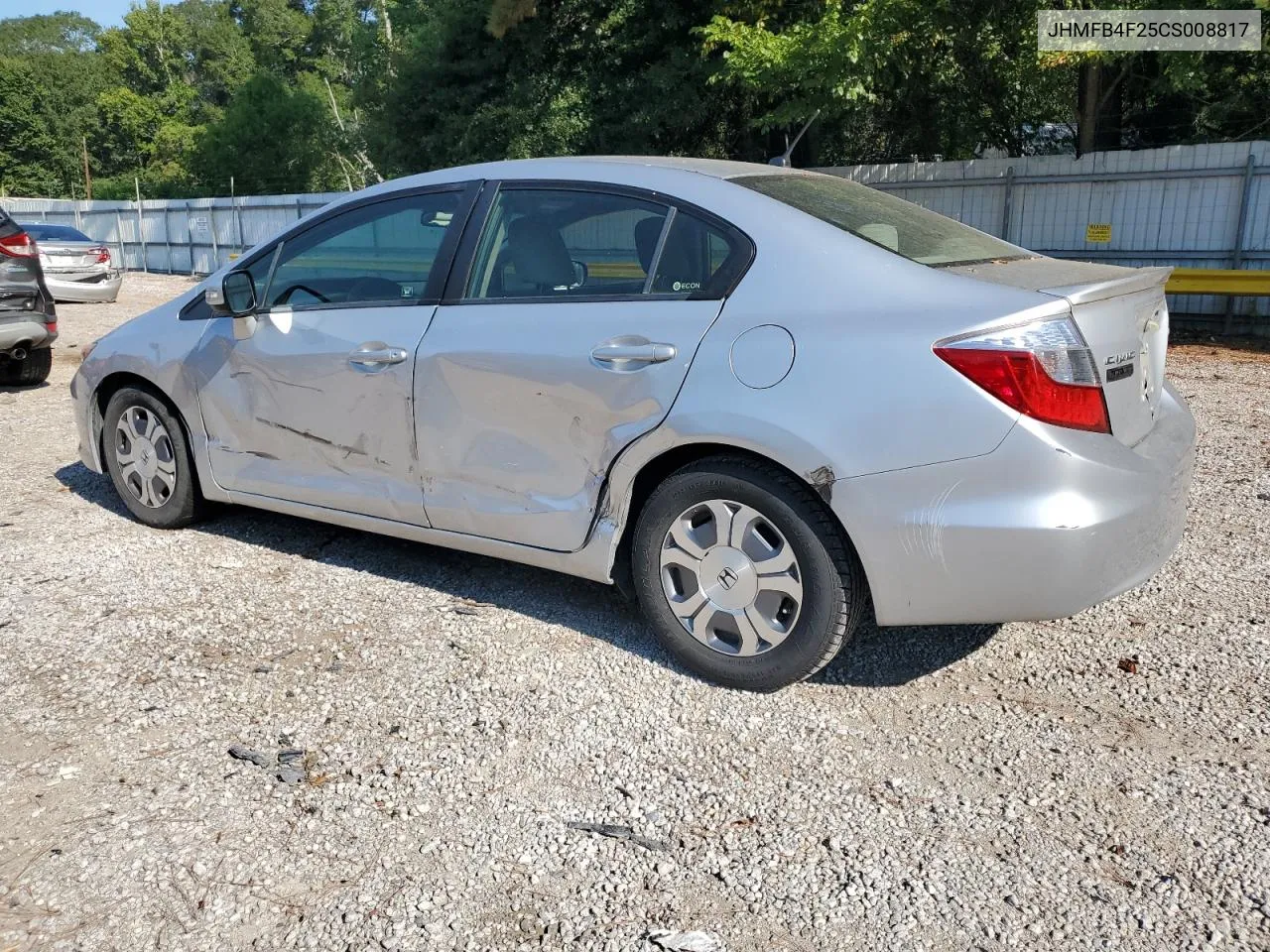 2012 Honda Civic Hybrid VIN: JHMFB4F25CS008817 Lot: 69171044