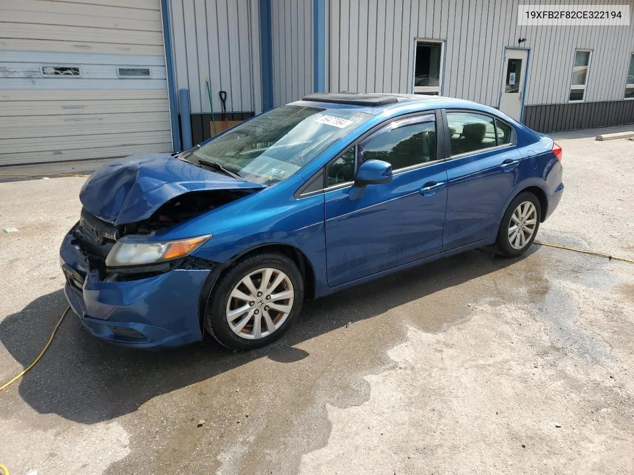 2012 Honda Civic Ex VIN: 19XFB2F82CE322194 Lot: 69477994