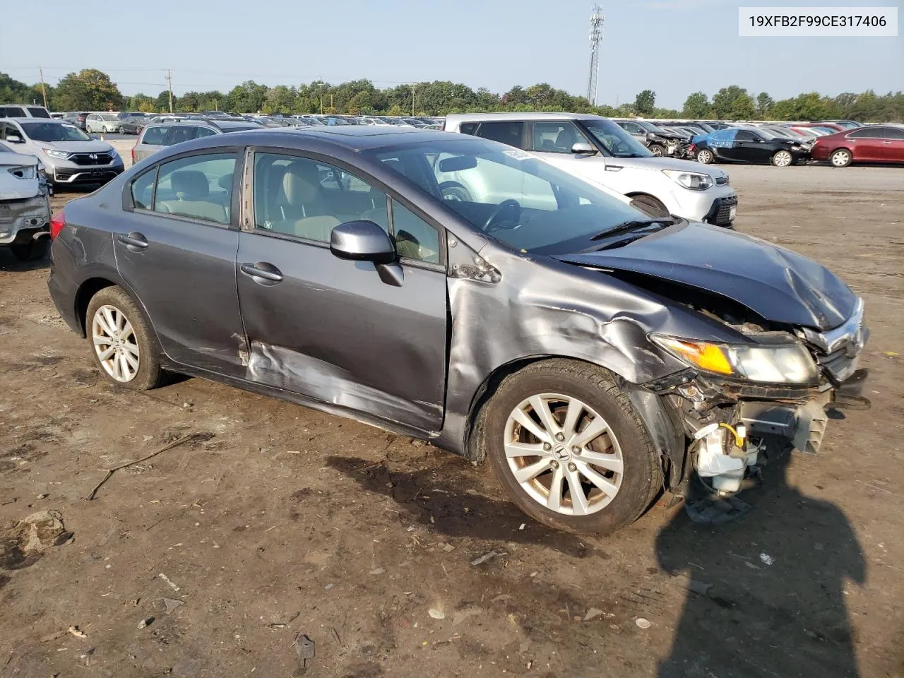 19XFB2F99CE317406 2012 Honda Civic Exl