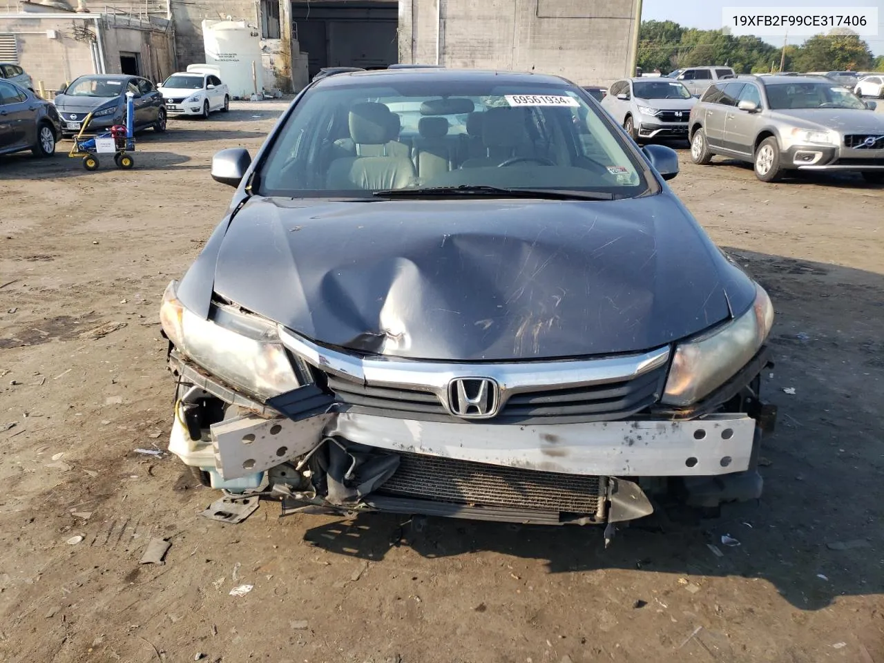 19XFB2F99CE317406 2012 Honda Civic Exl