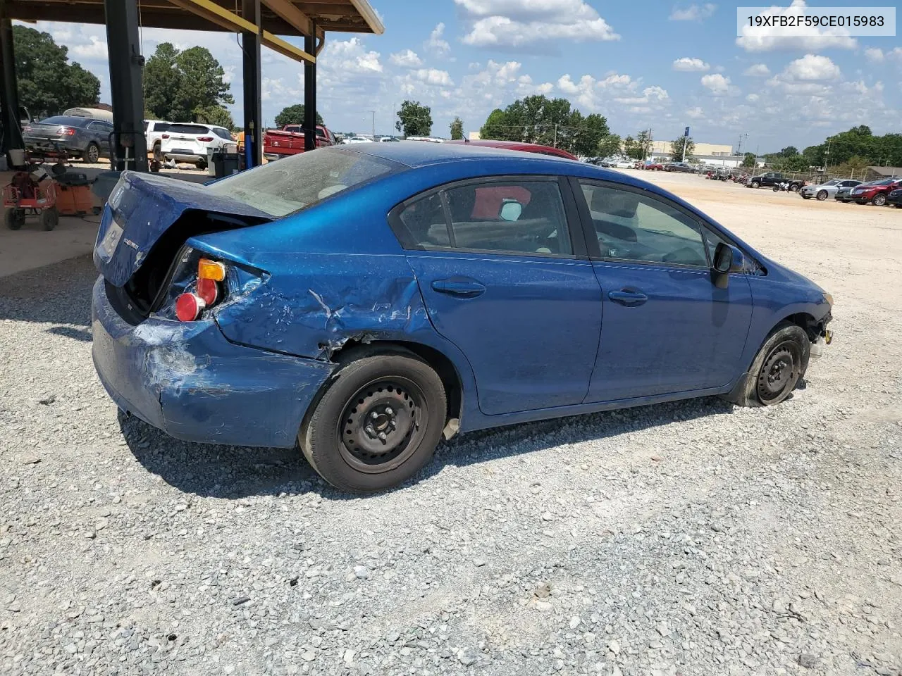 2012 Honda Civic Lx VIN: 19XFB2F59CE015983 Lot: 69820404