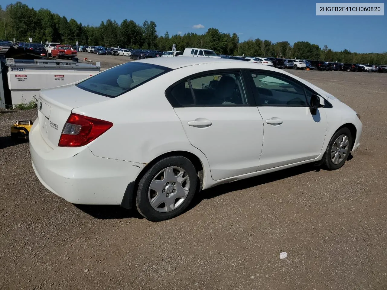 2HGFB2F41CH060820 2012 Honda Civic Lx