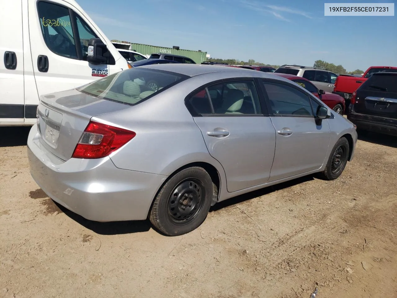 2012 Honda Civic Lx VIN: 19XFB2F55CE017231 Lot: 69976784