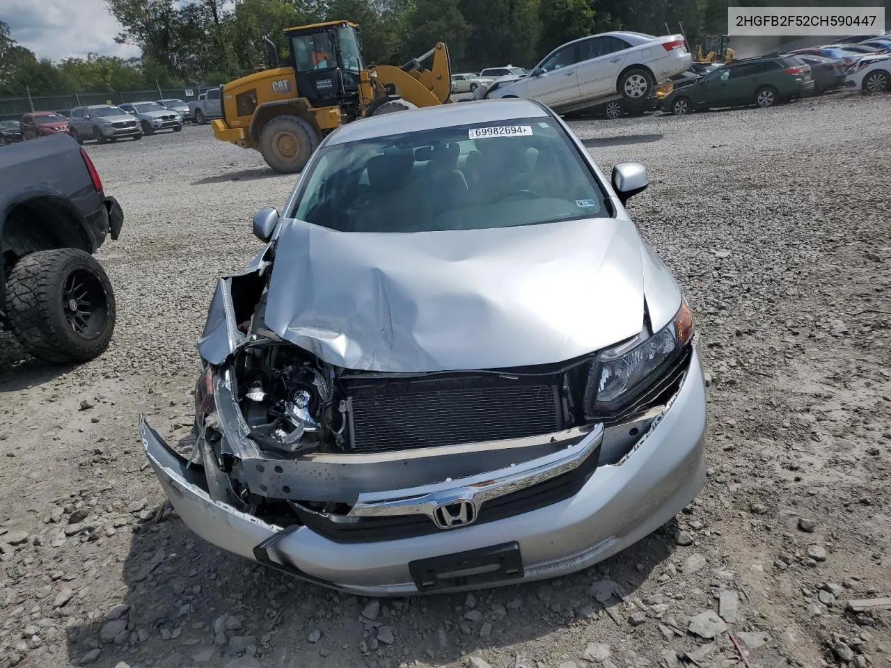 2HGFB2F52CH590447 2012 Honda Civic Lx