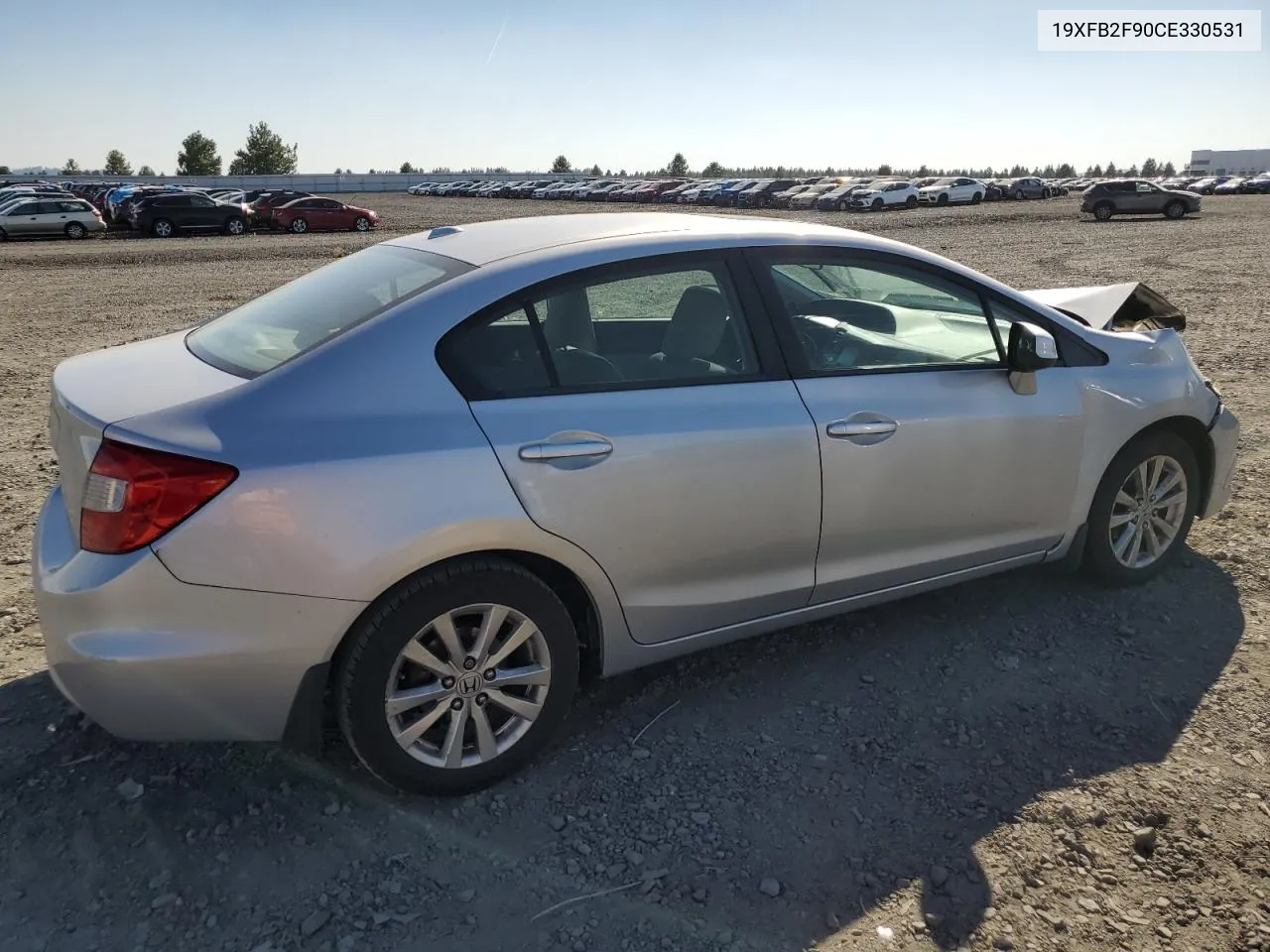 2012 Honda Civic Exl VIN: 19XFB2F90CE330531 Lot: 70036474