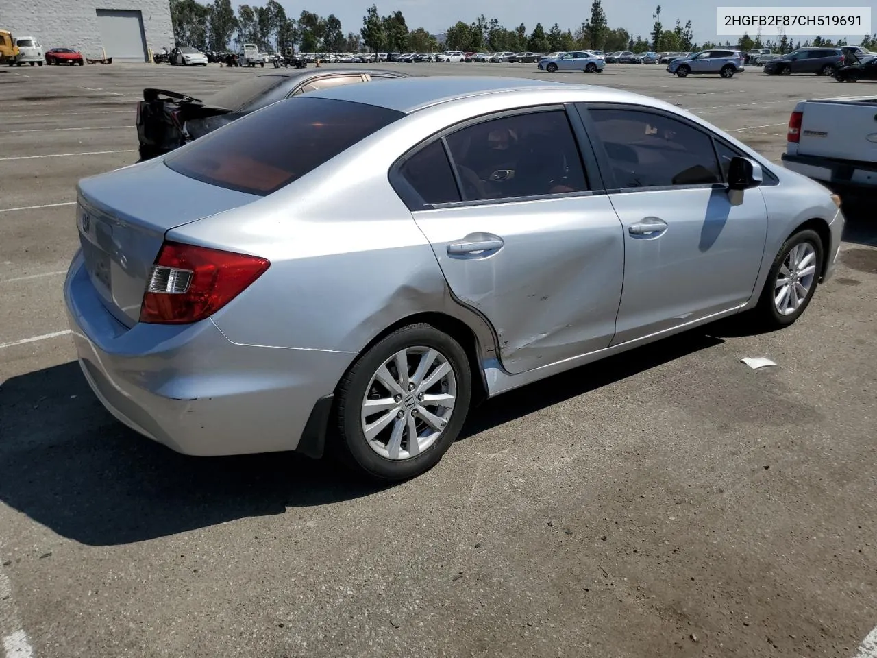 2HGFB2F87CH519691 2012 Honda Civic Ex