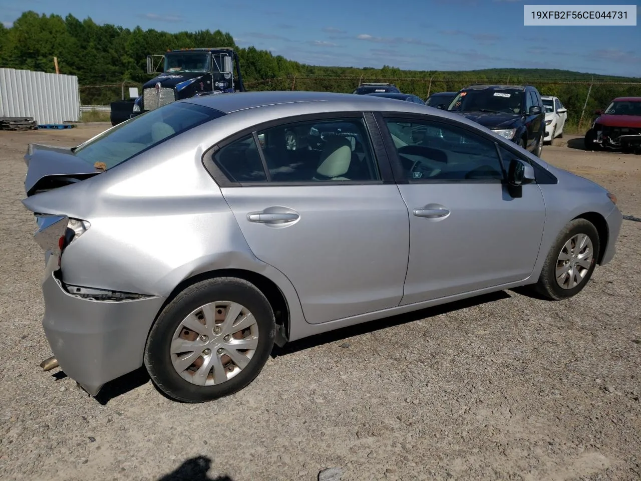 2012 Honda Civic Lx VIN: 19XFB2F56CE044731 Lot: 70346084