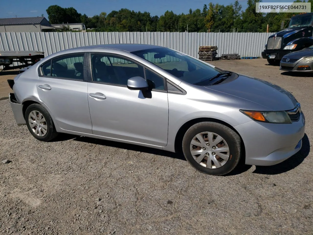 2012 Honda Civic Lx VIN: 19XFB2F56CE044731 Lot: 70346084