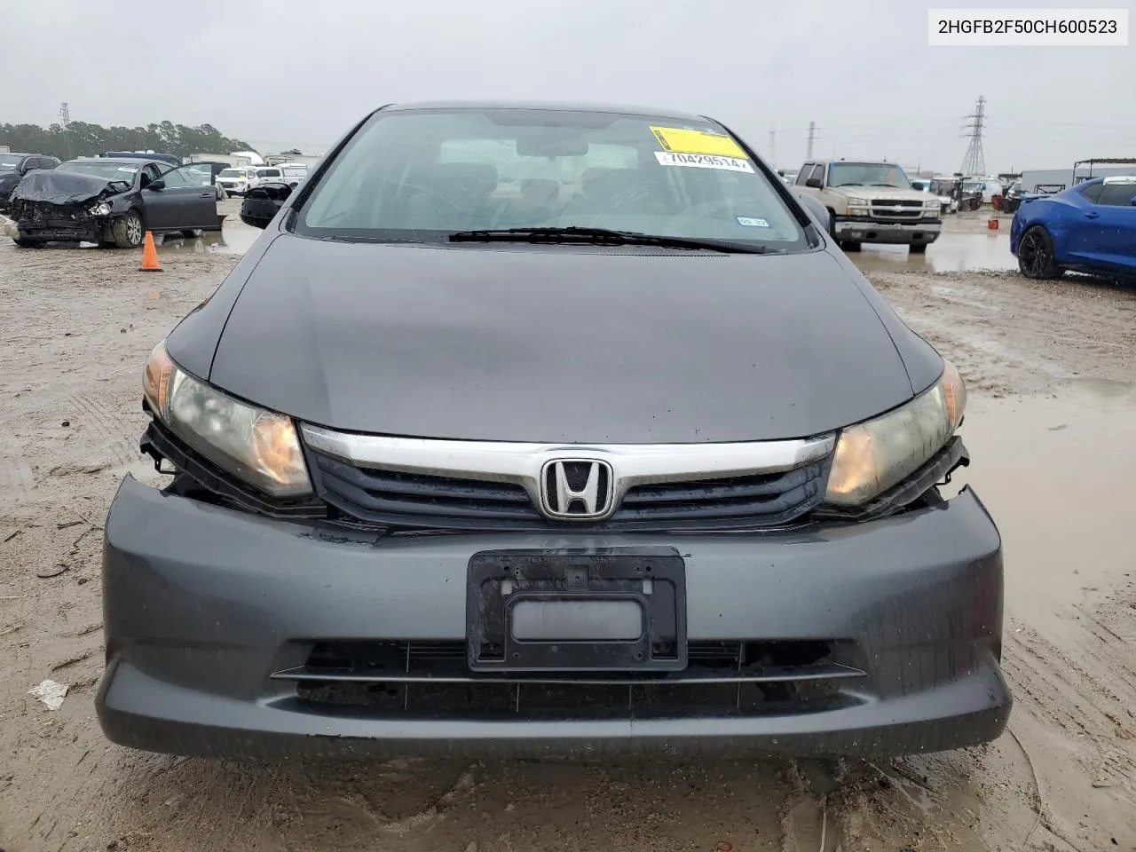 2HGFB2F50CH600523 2012 Honda Civic Lx