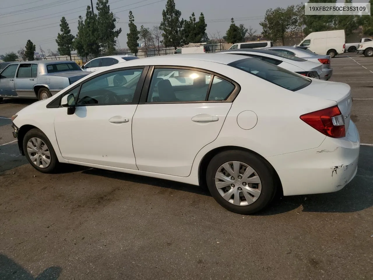 2012 Honda Civic Lx VIN: 19XFB2F50CE353109 Lot: 70474754