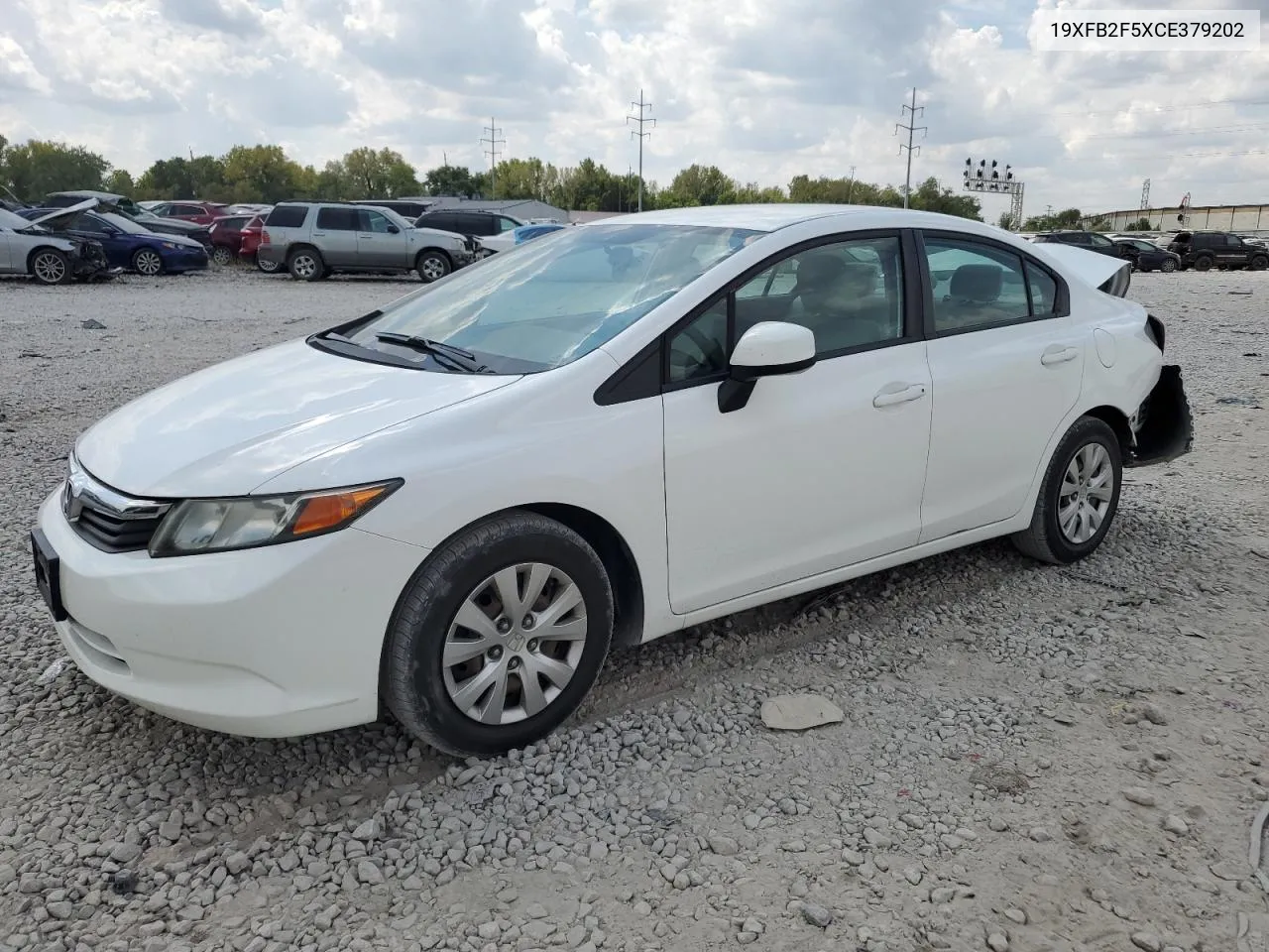 2012 Honda Civic Lx VIN: 19XFB2F5XCE379202 Lot: 70494944