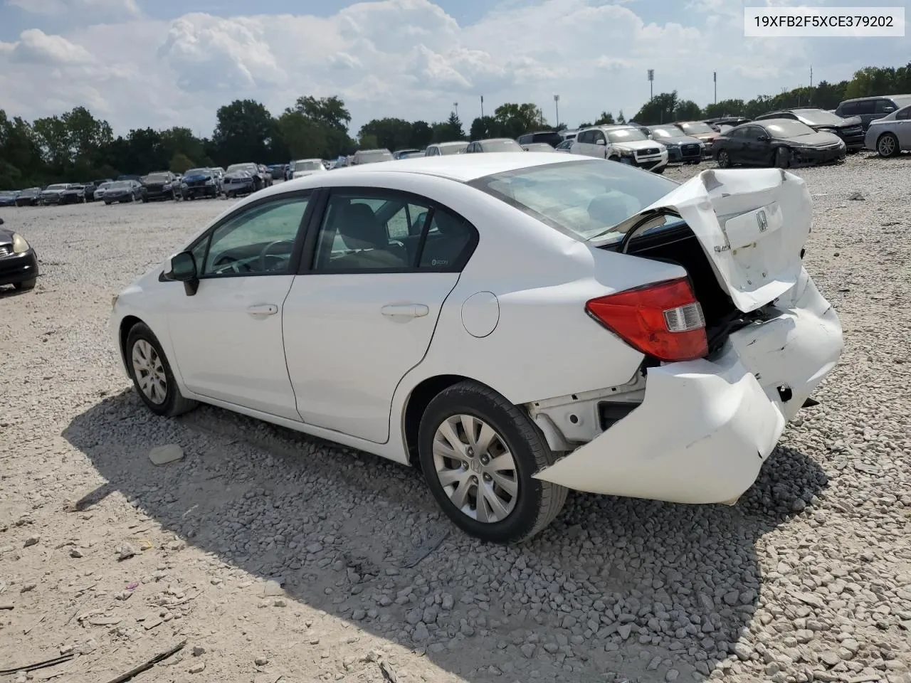 2012 Honda Civic Lx VIN: 19XFB2F5XCE379202 Lot: 70494944