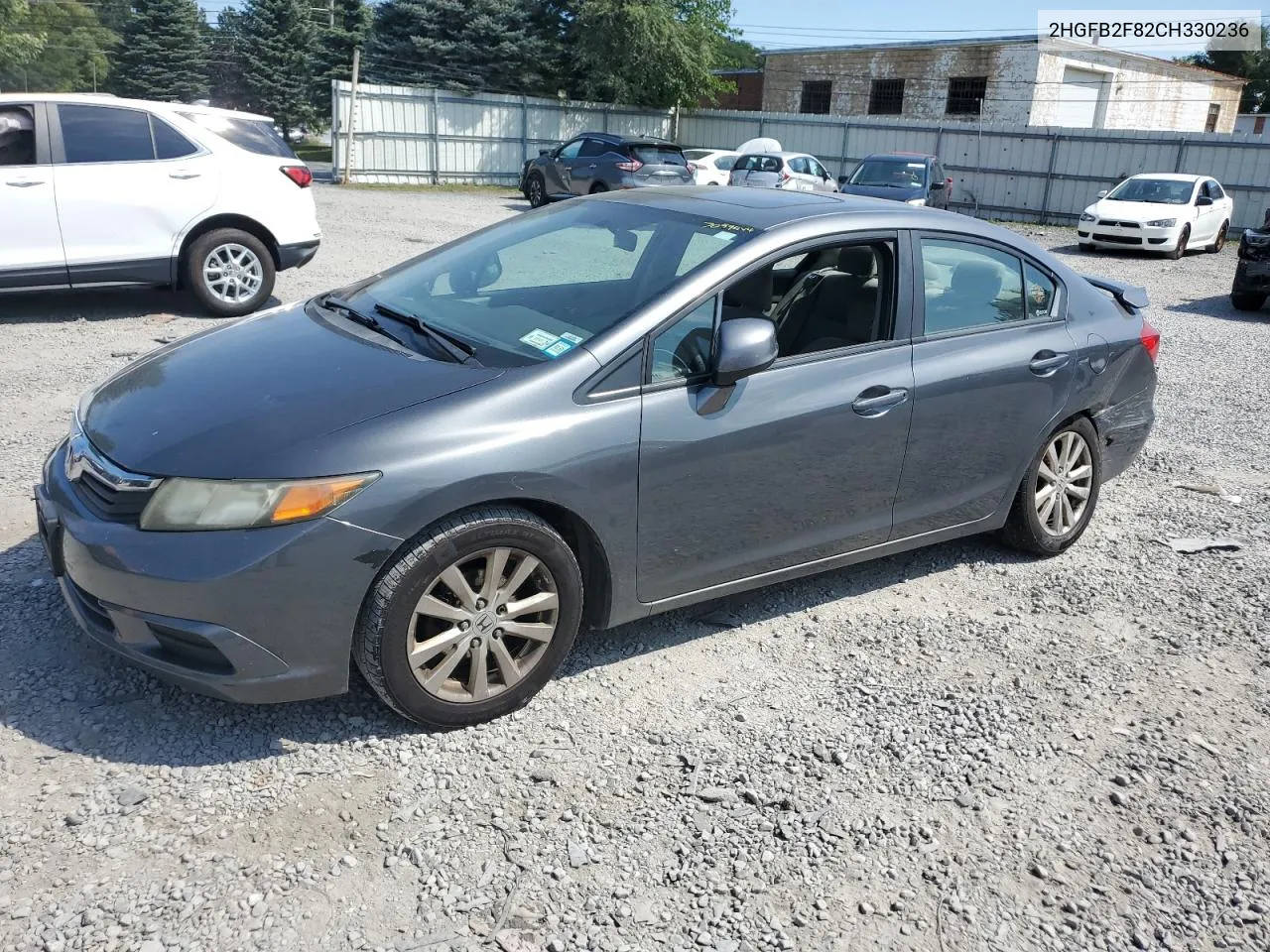 2012 Honda Civic Ex VIN: 2HGFB2F82CH330236 Lot: 70596644