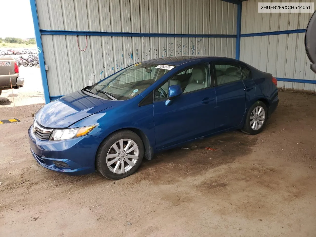 2012 Honda Civic Exl VIN: 2HGFB2F9XCH544061 Lot: 70865624