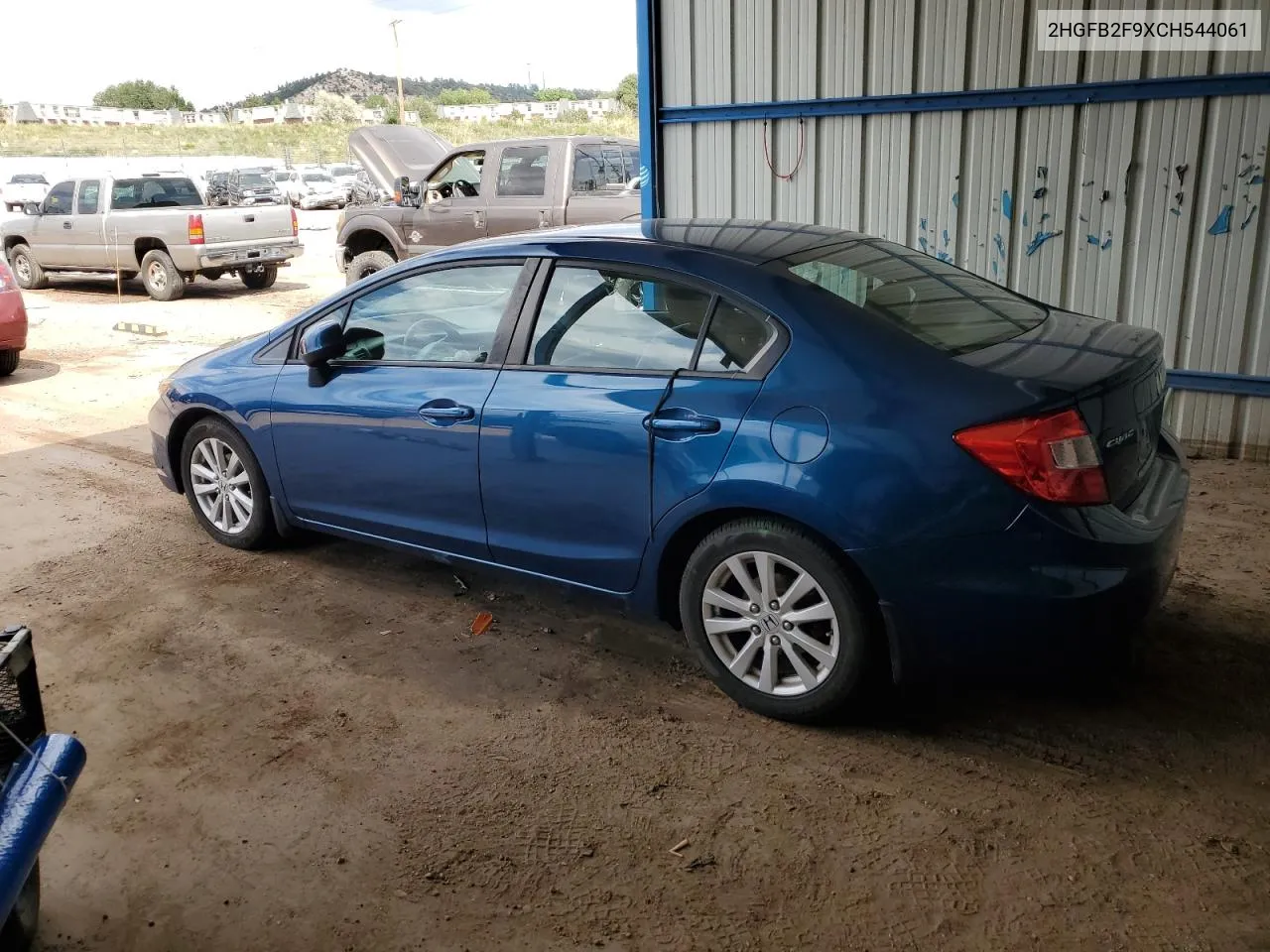 2012 Honda Civic Exl VIN: 2HGFB2F9XCH544061 Lot: 70865624