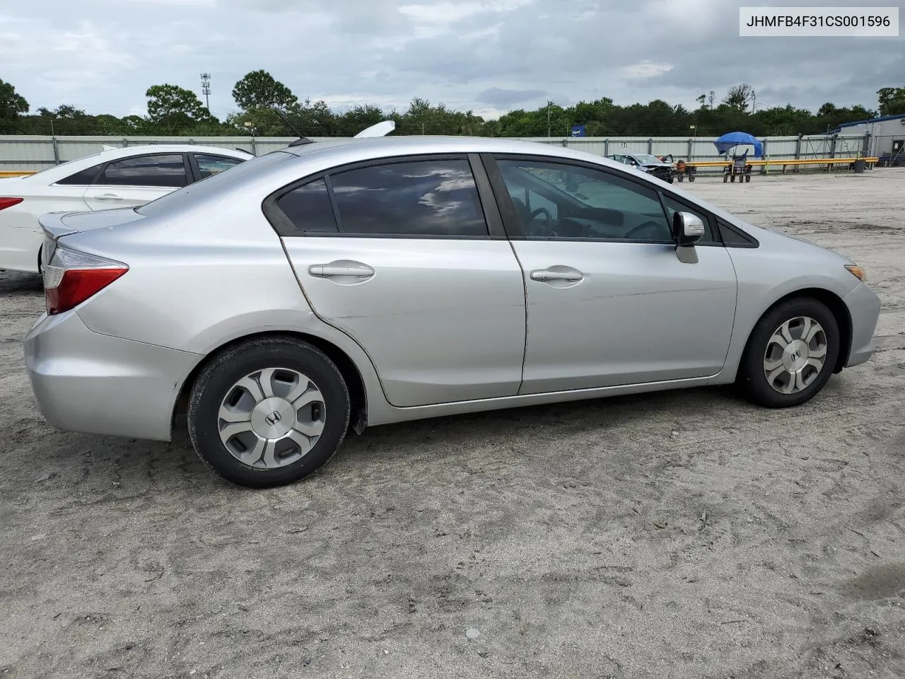 2012 Honda Civic Hybrid L VIN: JHMFB4F31CS001596 Lot: 70889544