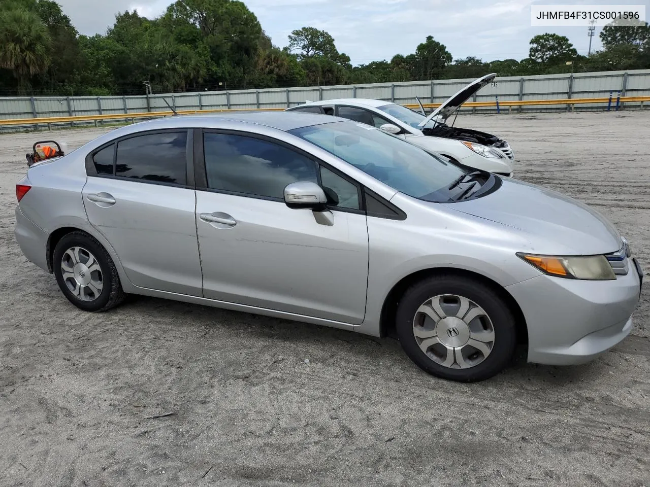 2012 Honda Civic Hybrid L VIN: JHMFB4F31CS001596 Lot: 70889544