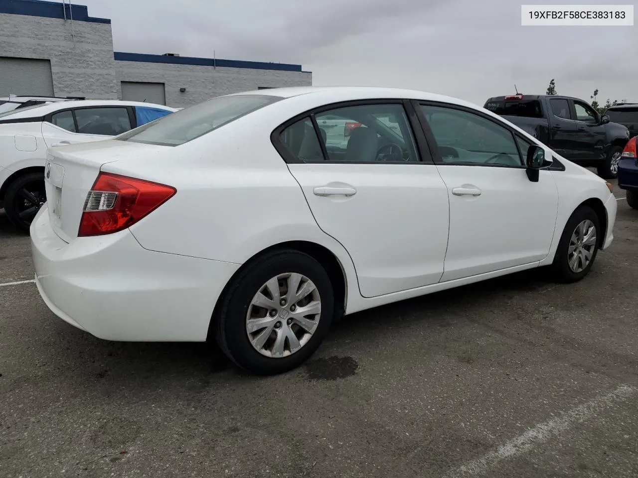 2012 Honda Civic Lx VIN: 19XFB2F58CE383183 Lot: 70892074