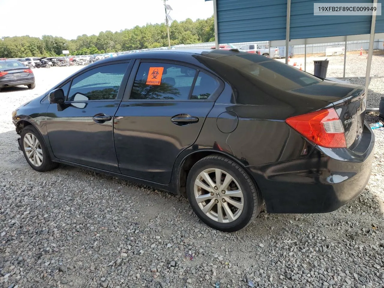 2012 Honda Civic Ex VIN: 19XFB2F89CE009949 Lot: 70975894