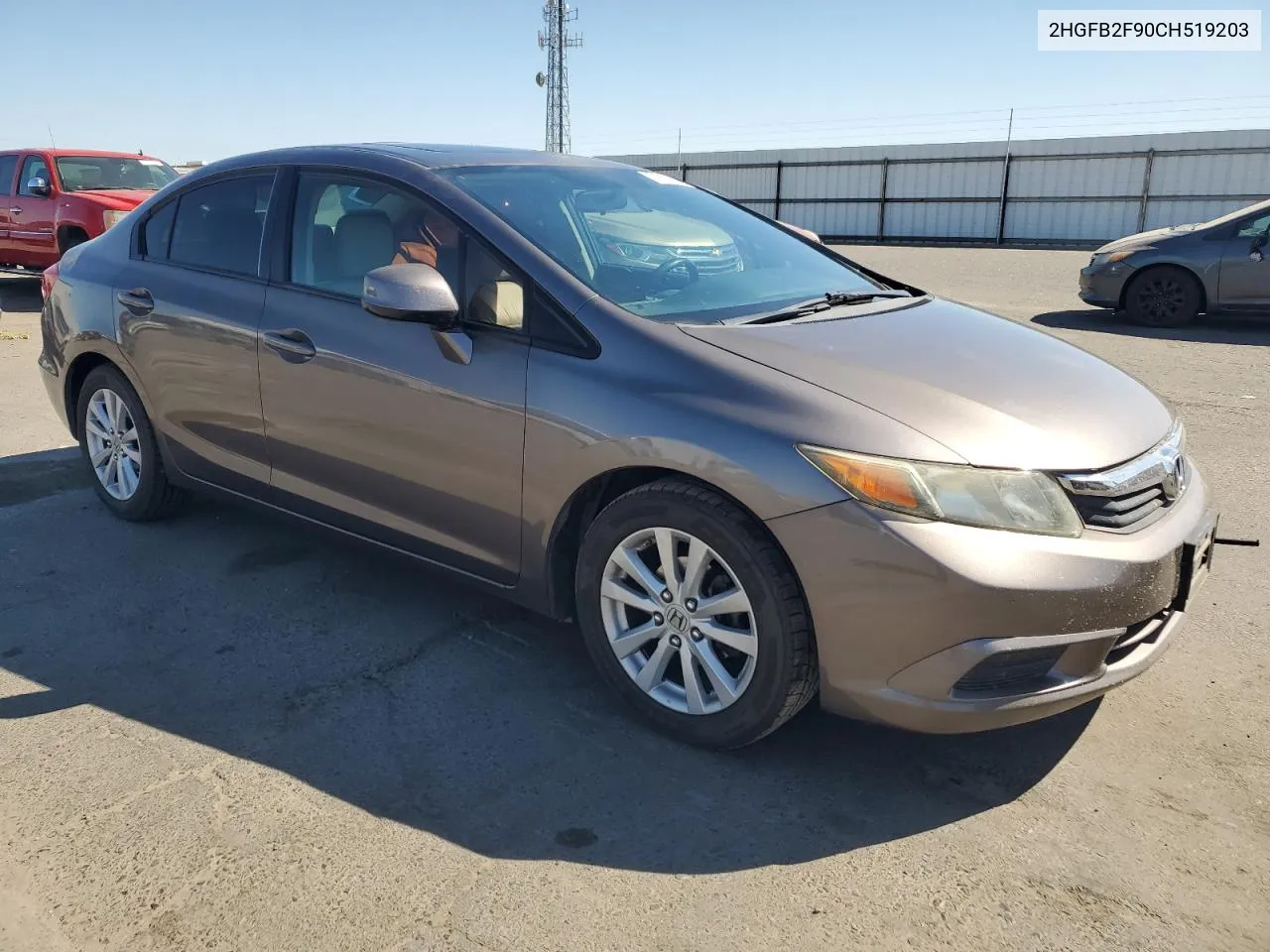 2HGFB2F90CH519203 2012 Honda Civic Exl