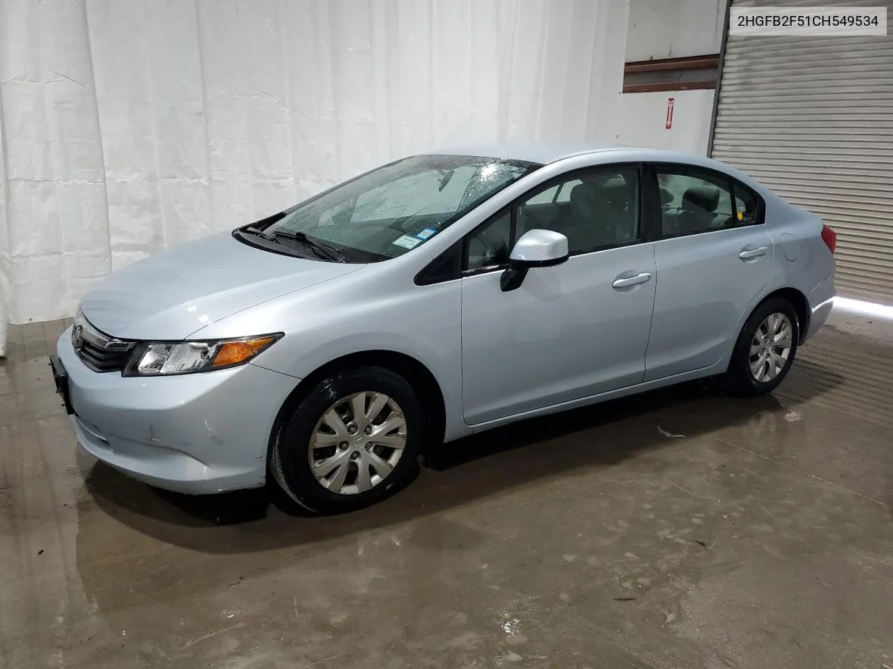 2012 Honda Civic Lx VIN: 2HGFB2F51CH549534 Lot: 71222474