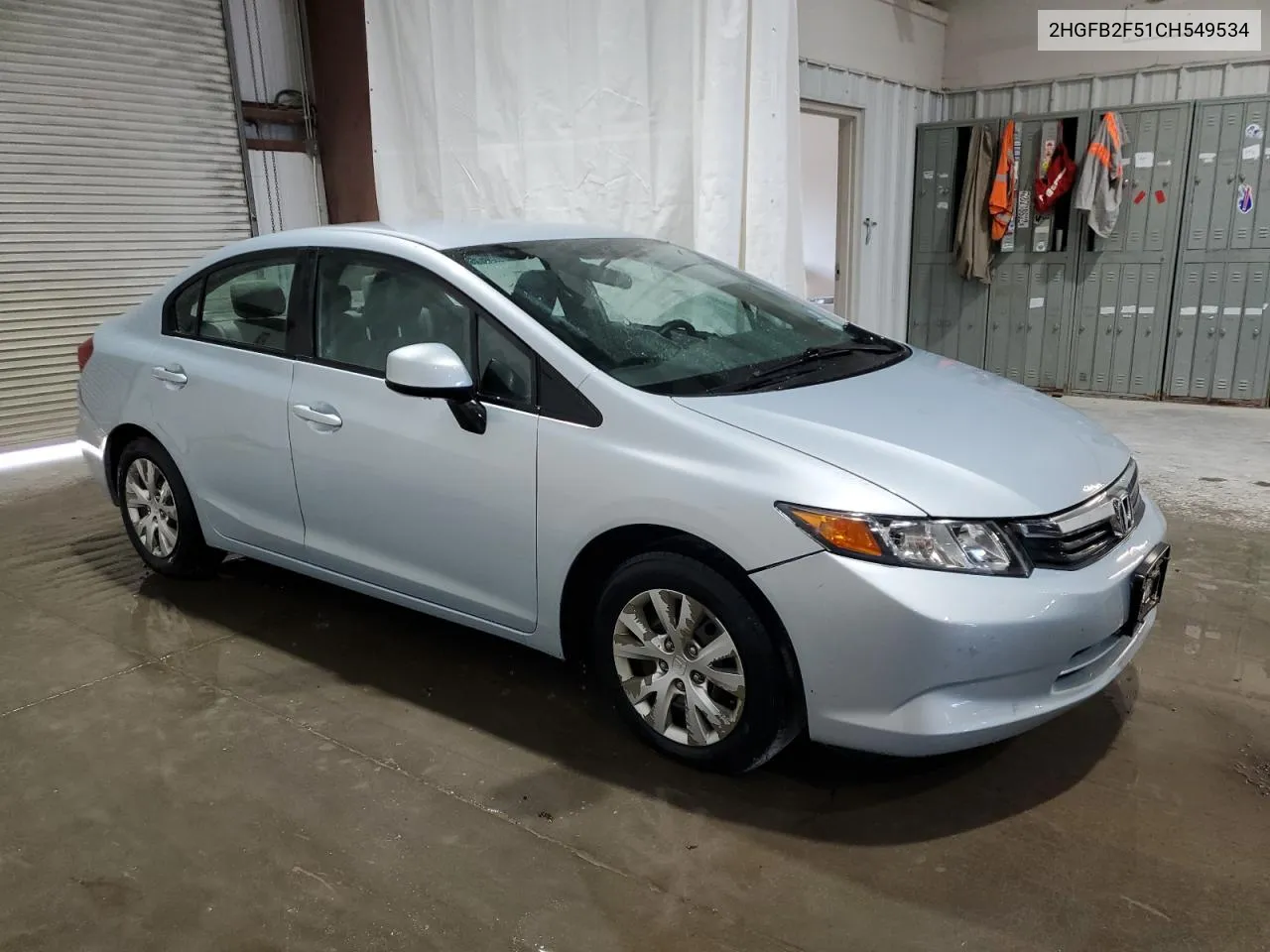 2012 Honda Civic Lx VIN: 2HGFB2F51CH549534 Lot: 71222474