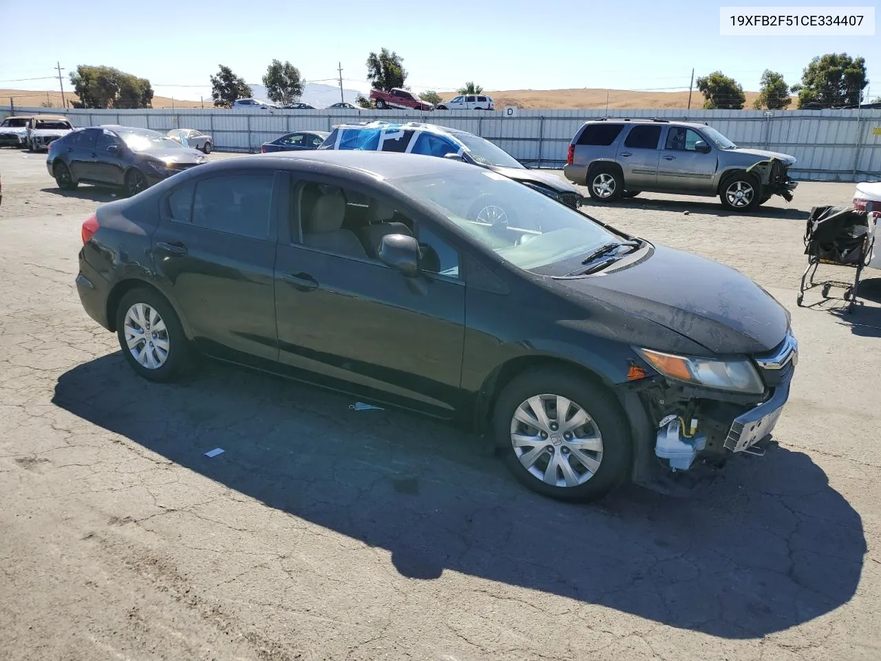 19XFB2F51CE334407 2012 Honda Civic Lx