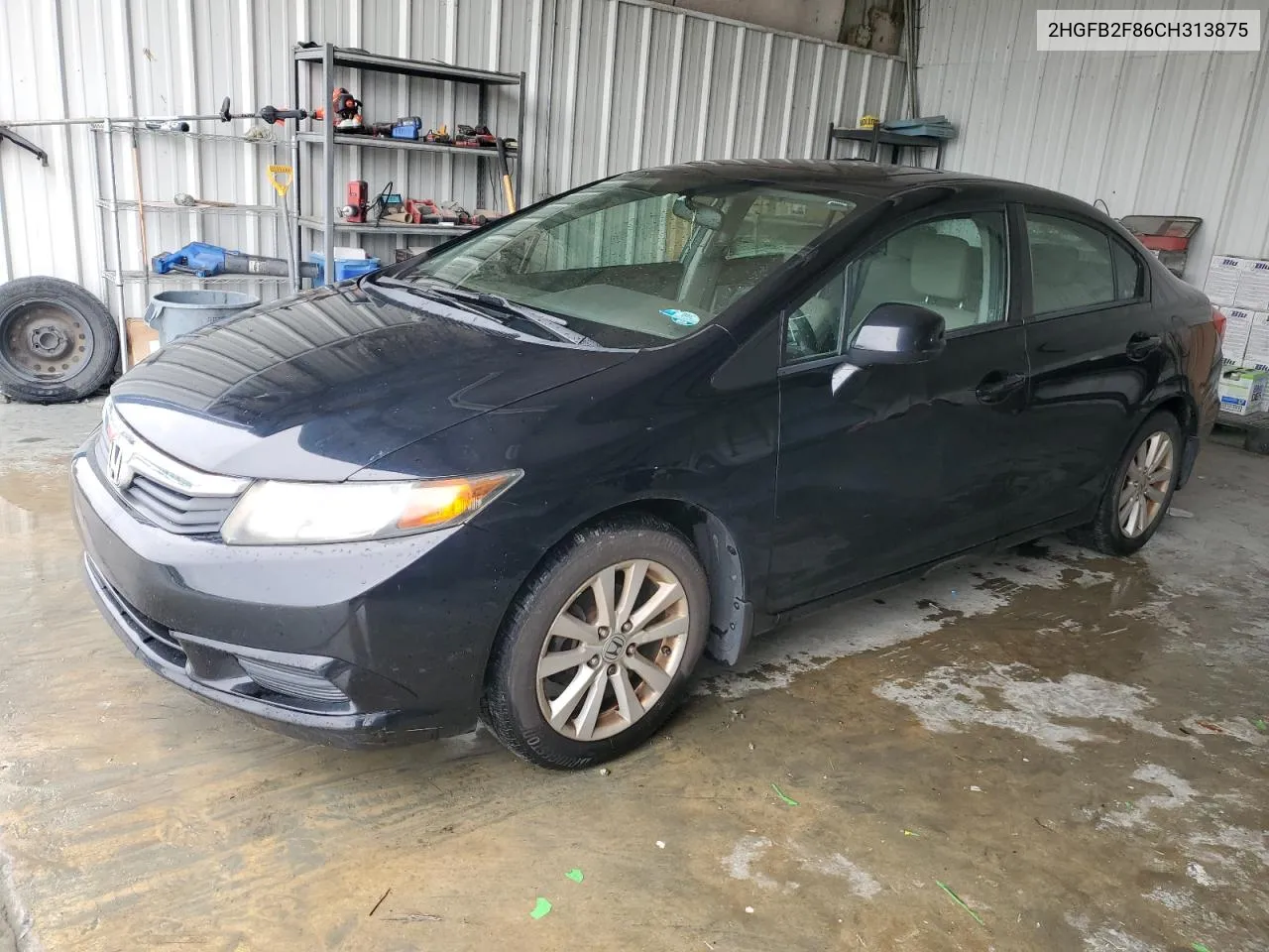 2012 Honda Civic Ex VIN: 2HGFB2F86CH313875 Lot: 71374764