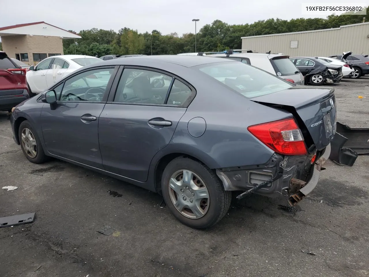 2012 Honda Civic Lx VIN: 19XFB2F56CE336802 Lot: 71389054