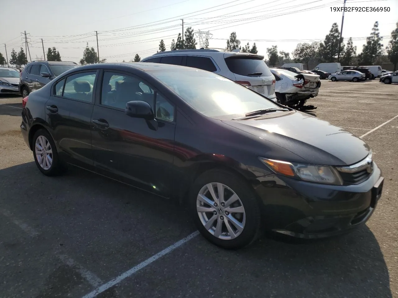 19XFB2F92CE366950 2012 Honda Civic Exl