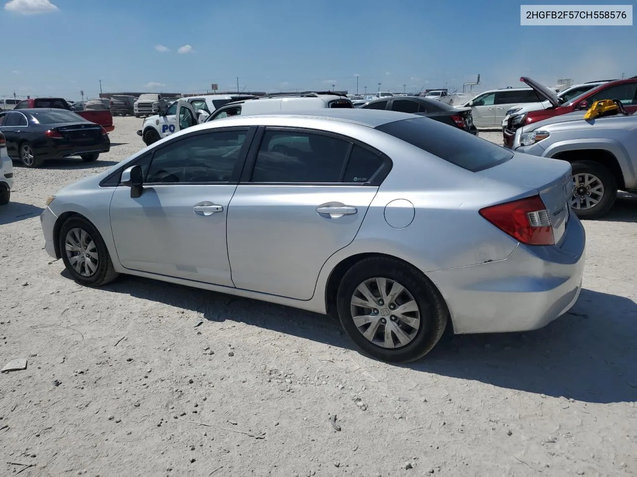 2012 Honda Civic Lx VIN: 2HGFB2F57CH558576 Lot: 71561514