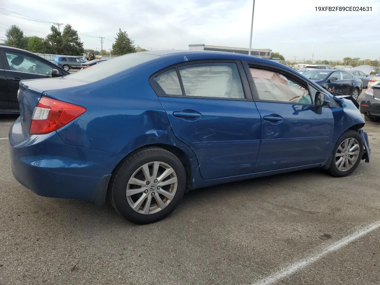 2012 Honda Civic Ex VIN: 19XFB2F89CE024631 Lot: 71755334