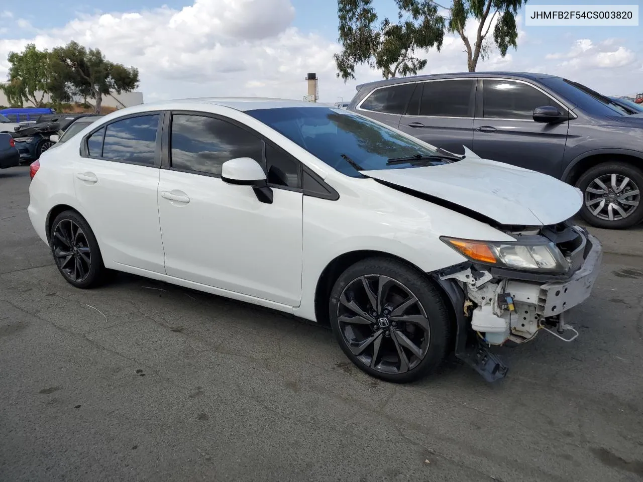 2012 Honda Civic Lx VIN: JHMFB2F54CS003820 Lot: 71757464