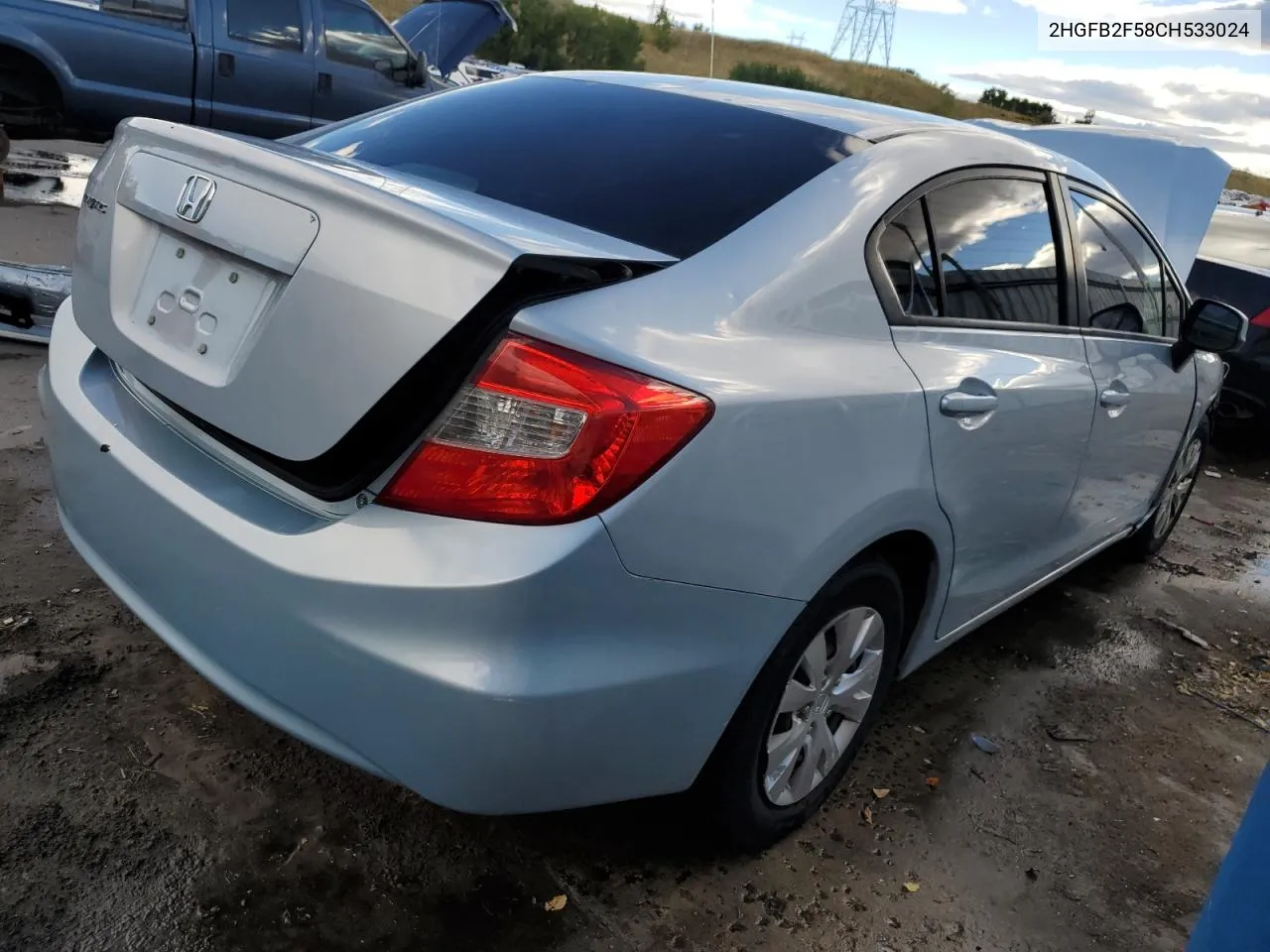 2HGFB2F58CH533024 2012 Honda Civic Lx