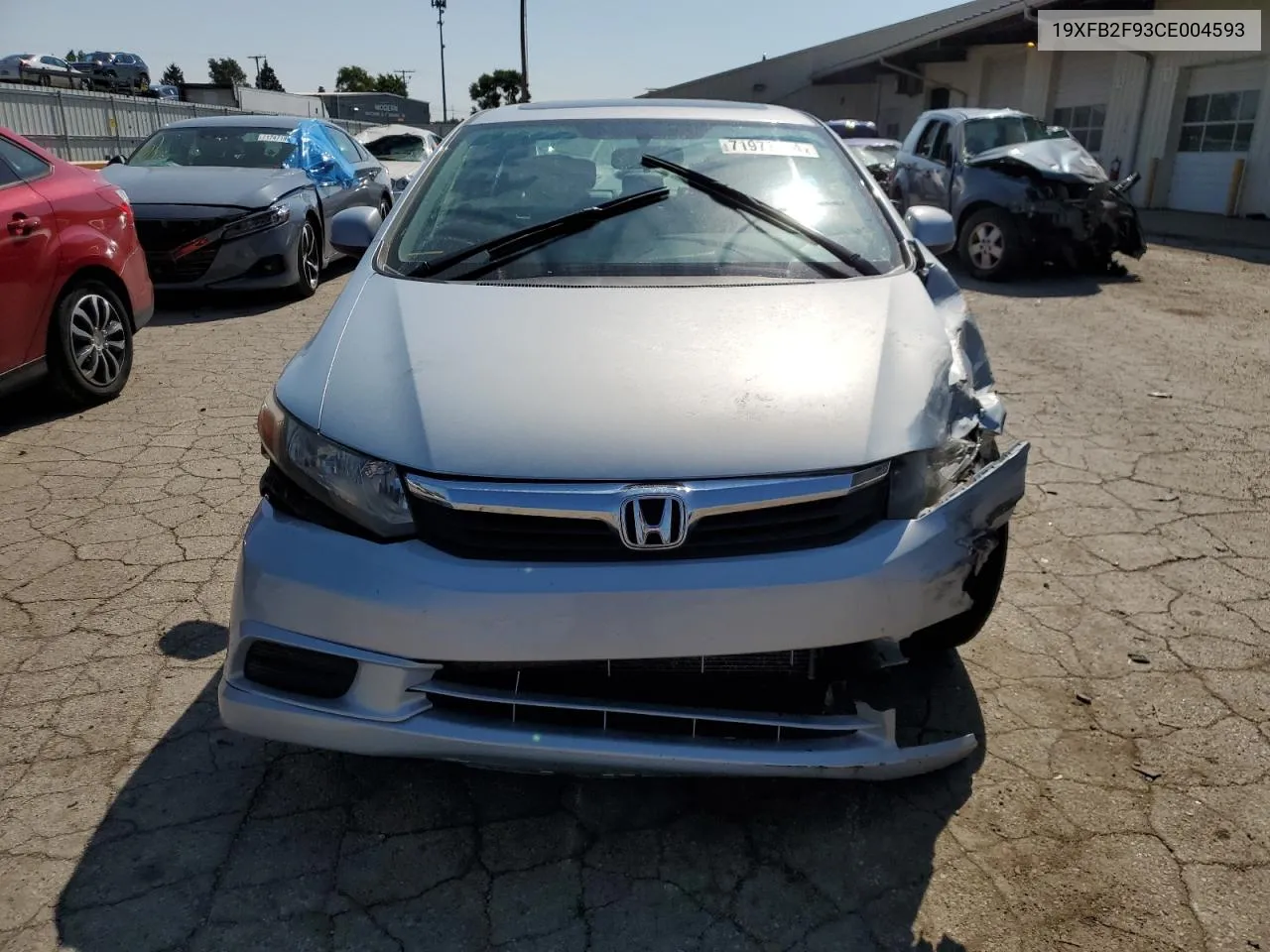 2012 Honda Civic Exl VIN: 19XFB2F93CE004593 Lot: 71977284