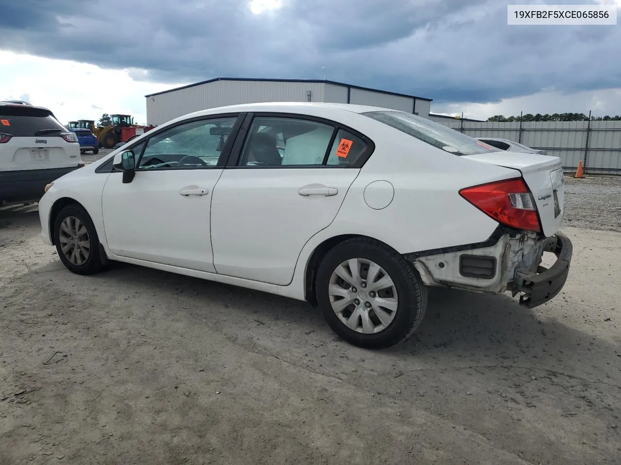 2012 Honda Civic Lx VIN: 19XFB2F5XCE065856 Lot: 72125664