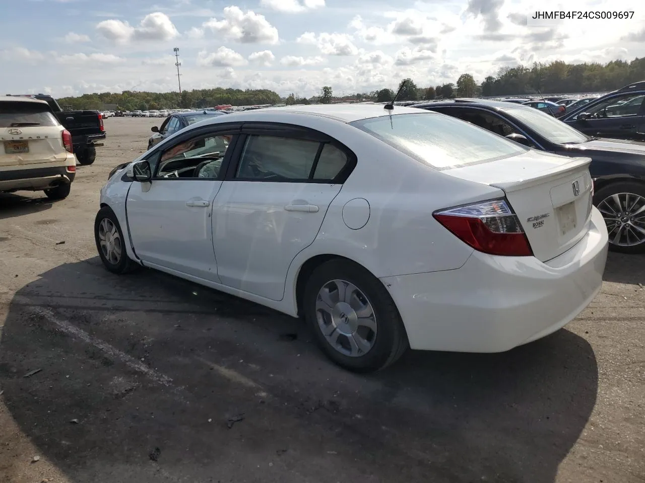 2012 Honda Civic Hybrid VIN: JHMFB4F24CS009697 Lot: 72835754