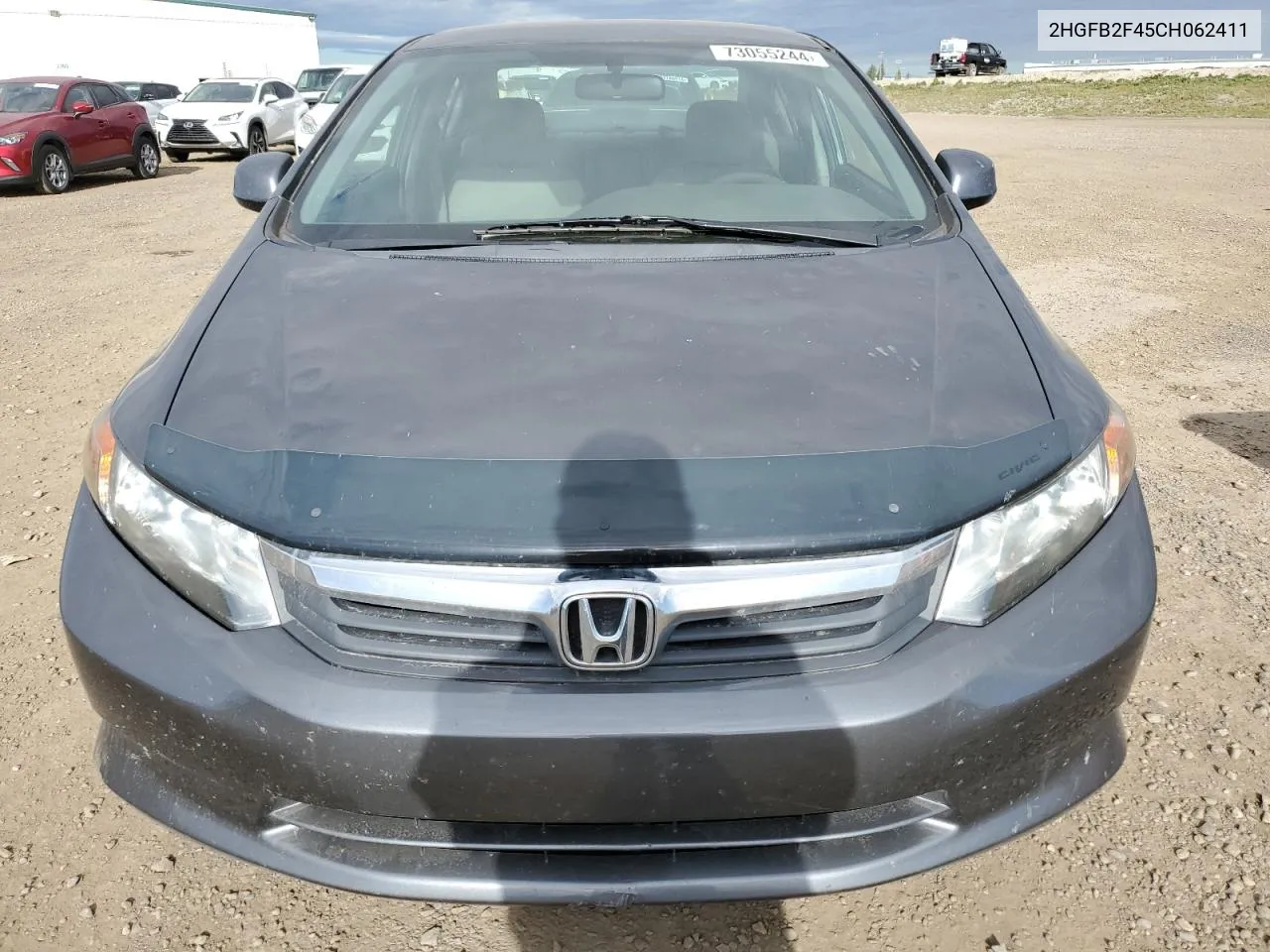 2012 Honda Civic Lx VIN: 2HGFB2F45CH062411 Lot: 73055244