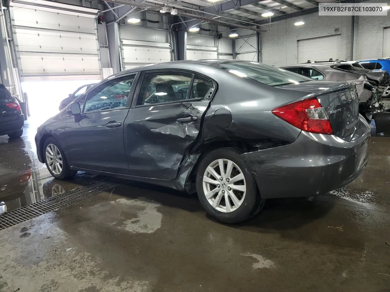 2012 Honda Civic Ex VIN: 19XFB2F87CE103070 Lot: 73183614