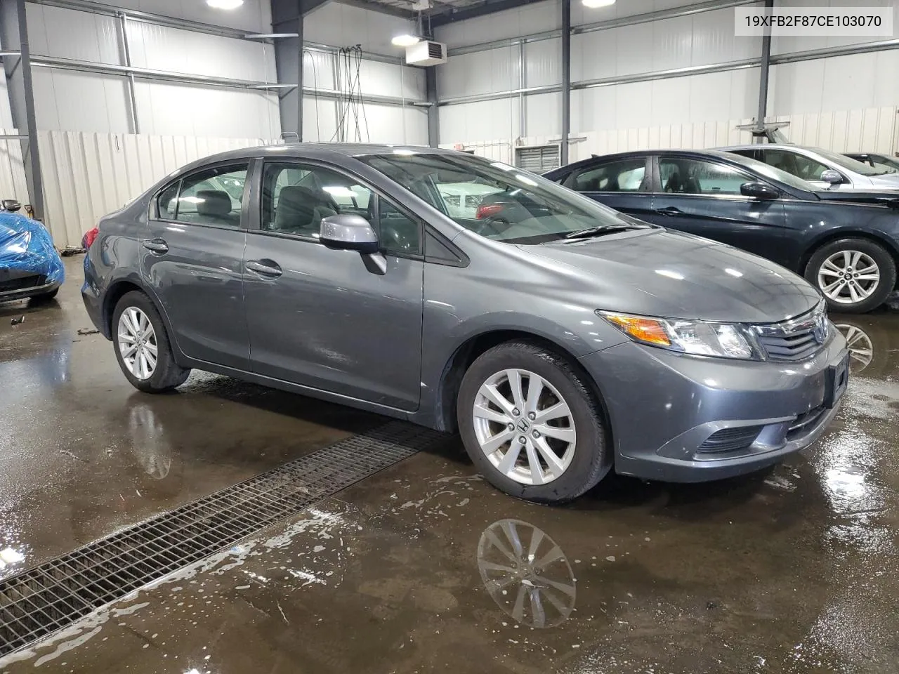 2012 Honda Civic Ex VIN: 19XFB2F87CE103070 Lot: 73183614