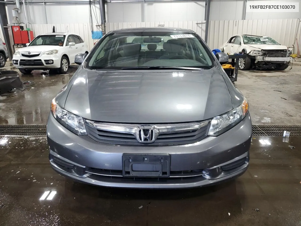 2012 Honda Civic Ex VIN: 19XFB2F87CE103070 Lot: 73183614