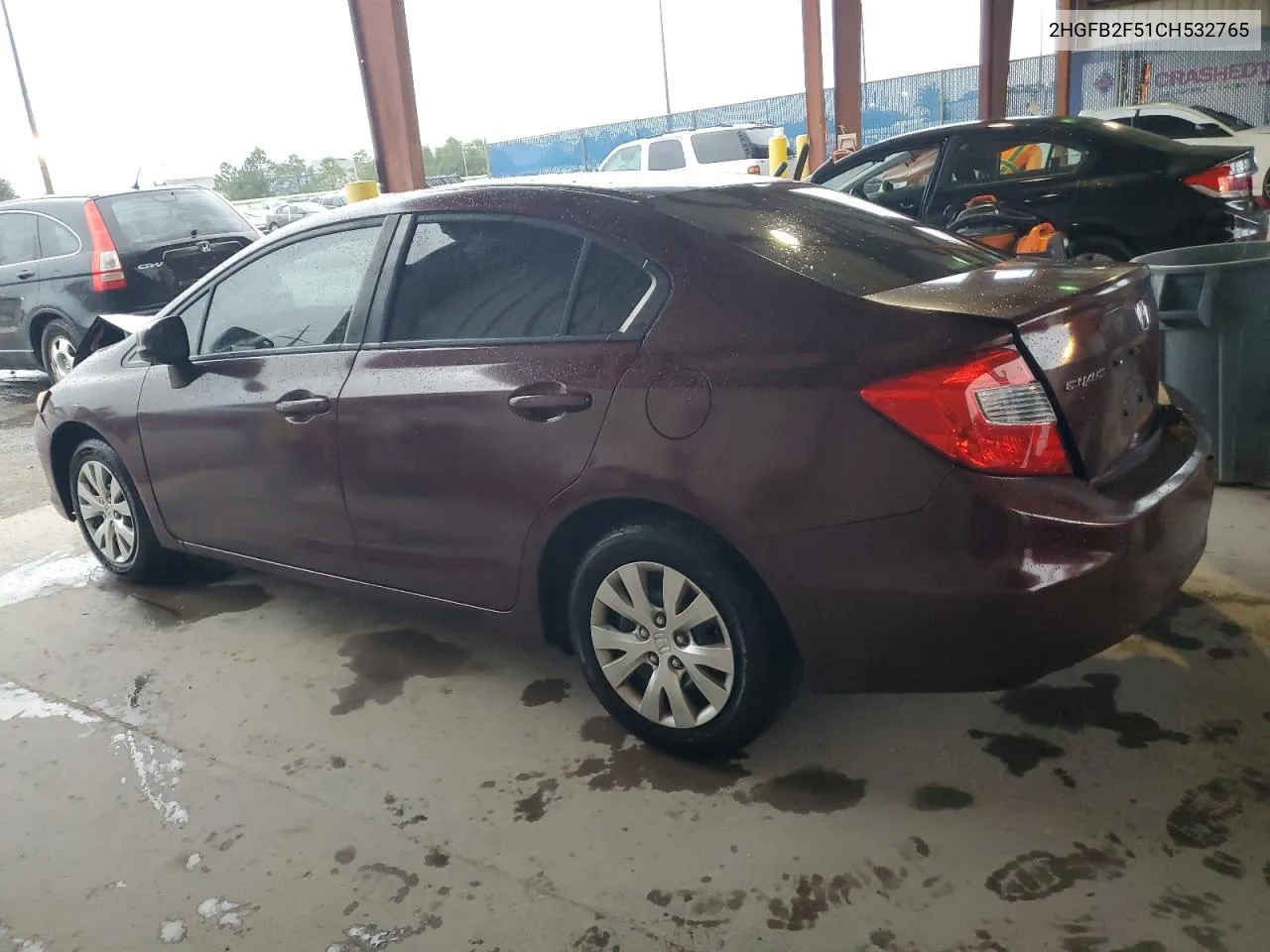 2HGFB2F51CH532765 2012 Honda Civic Lx