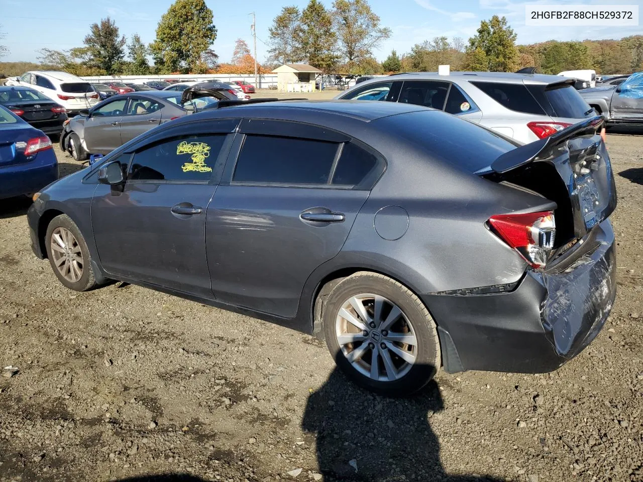 2012 Honda Civic Ex VIN: 2HGFB2F88CH529372 Lot: 73273763