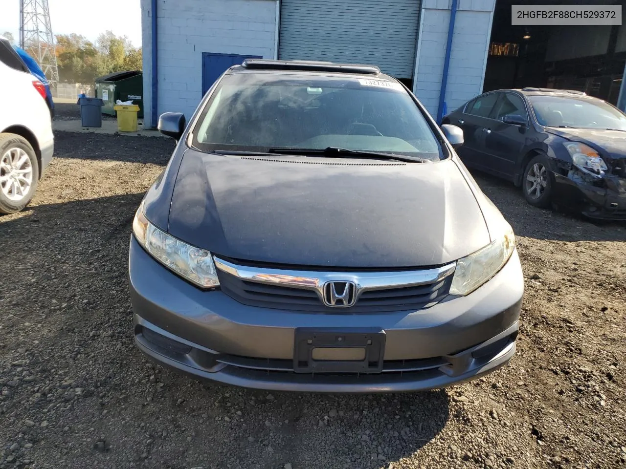 2012 Honda Civic Ex VIN: 2HGFB2F88CH529372 Lot: 73273763