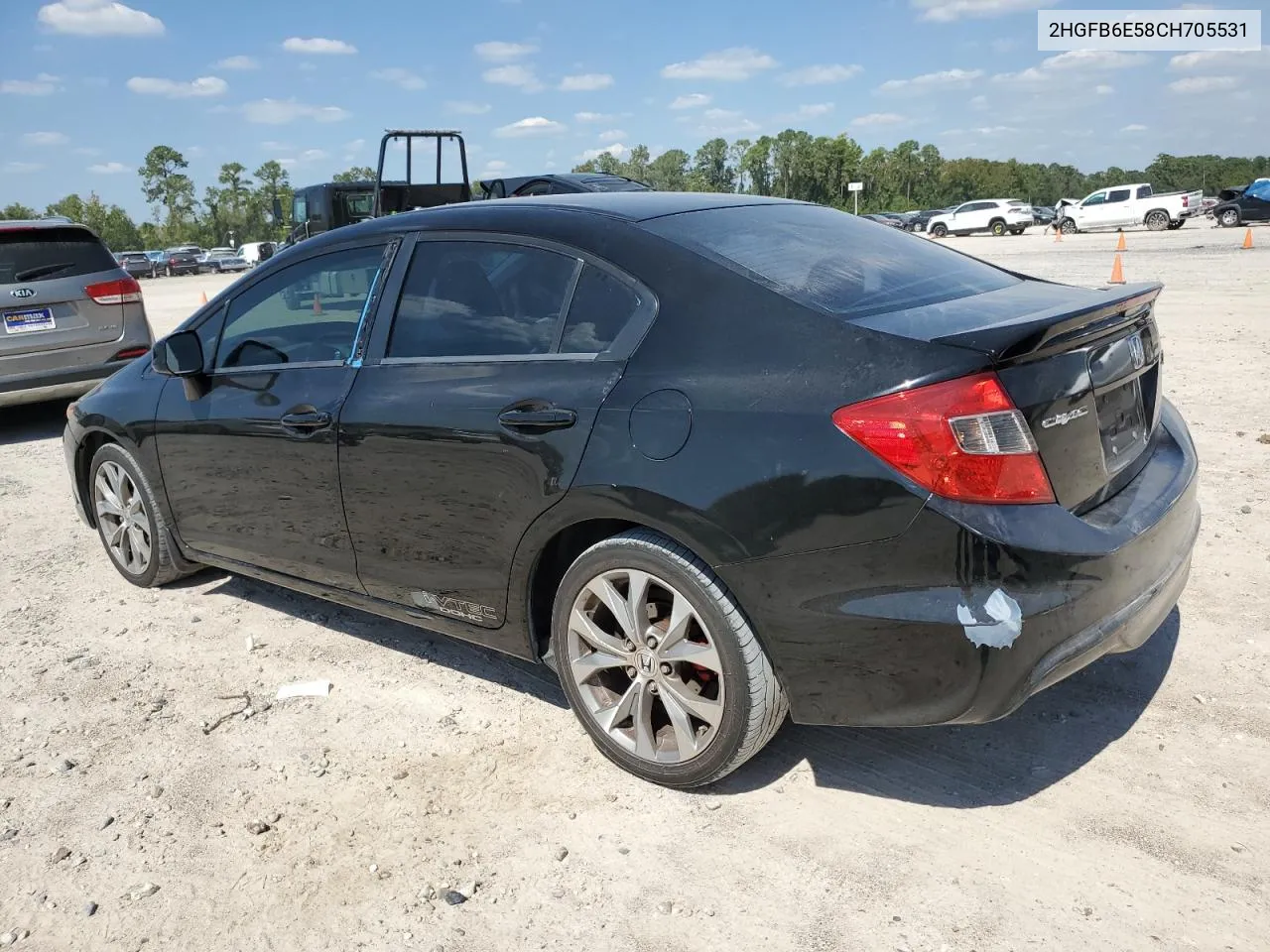 2HGFB6E58CH705531 2012 Honda Civic Si