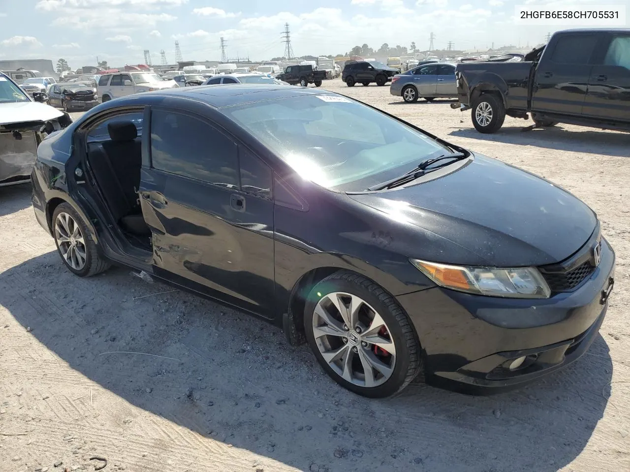 2HGFB6E58CH705531 2012 Honda Civic Si