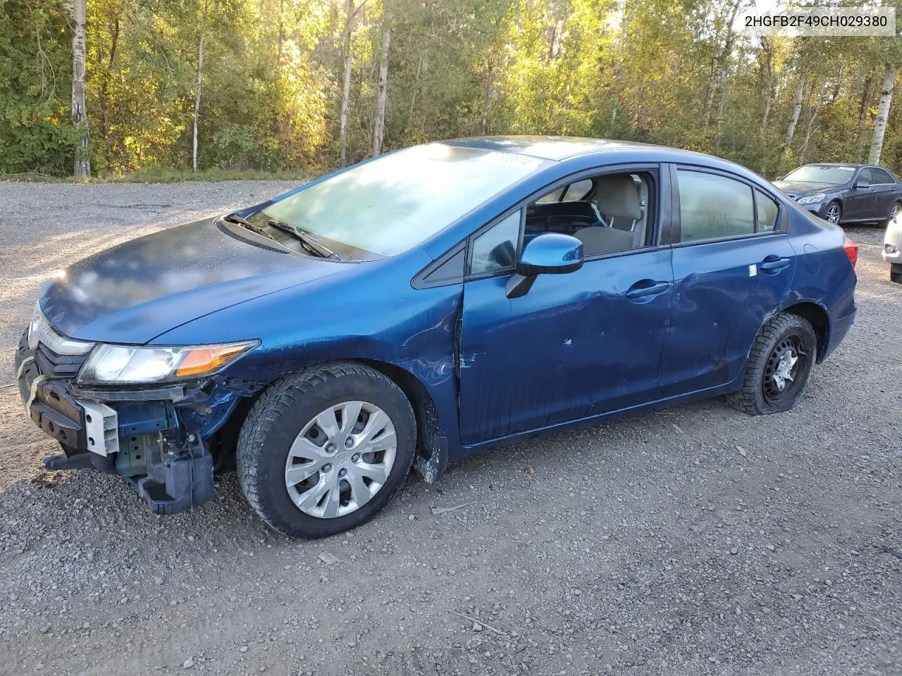 2012 Honda Civic Lx VIN: 2HGFB2F49CH029380 Lot: 73628554