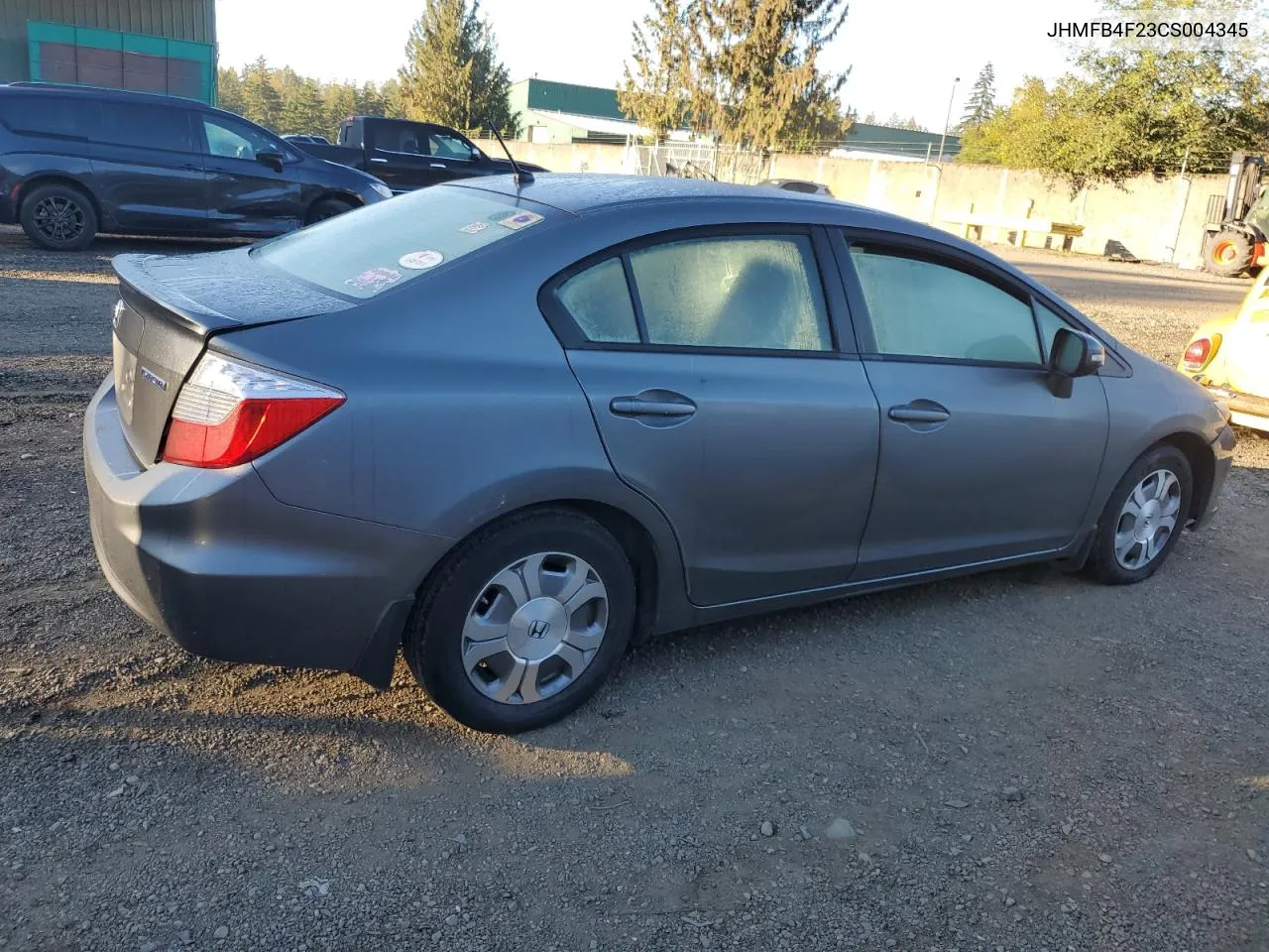 2012 Honda Civic Hybrid VIN: JHMFB4F23CS004345 Lot: 73689904