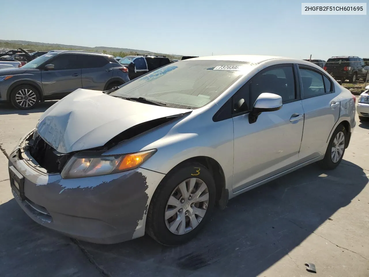 2HGFB2F51CH601695 2012 Honda Civic Lx